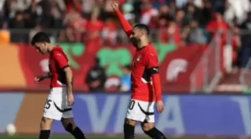 تقدم كاسح منتخب مصر بهدف محمد صلاح في الشوط الأول